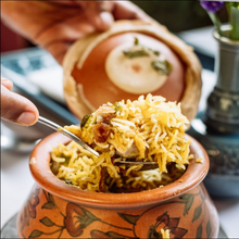 Load image into Gallery viewer, Lucknowi chicken biryani (in clay pot)
